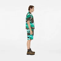Relaxed Fit Car Cotton Poplin Shirt in Shale green - Men | Burberry® Official