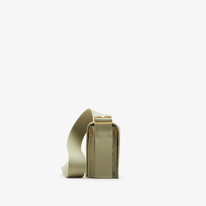 Trench Crossbody Bag in Hunter - Men, Cotton Gabardine | Burberry® Official