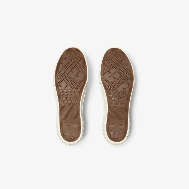 Check Sneakers in Seafoam green - Women | Burberry® Official