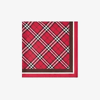 Check Silk Scarf in Post | Burberry® Official