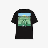 Maze Cotton T-shirt in Black - Men | Burberry® Official