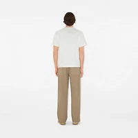 EKD Cotton T-shirt in Chalk - Men | Burberry® Official