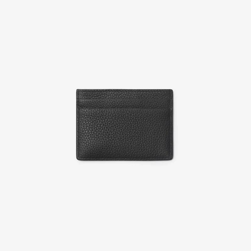 Knight Stamp Card Case in Black - Men, Leather | Burberry® Official