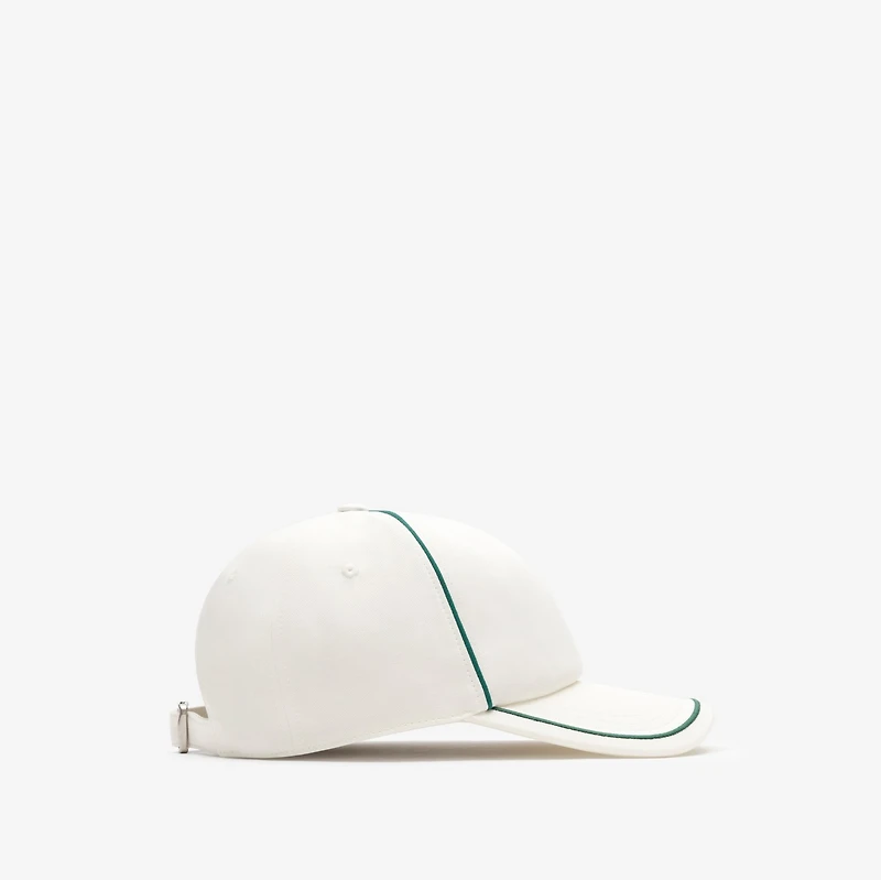 EKD Cotton Baseball Cap in Chalk white - Men | Burberry® Official