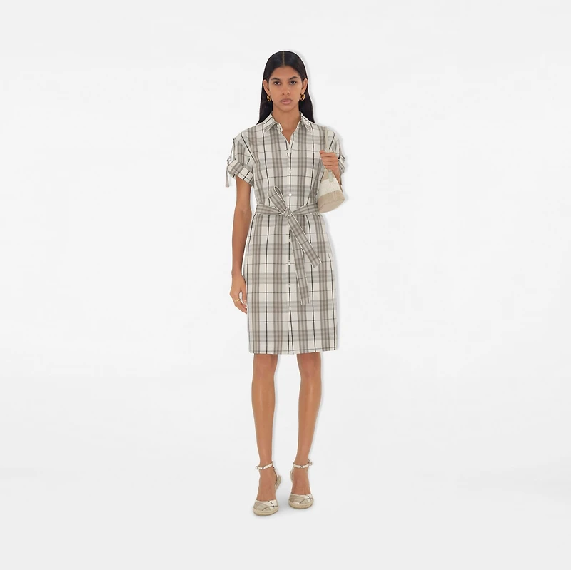 Check Cotton Shirt Dress - Women | Burberry® Official