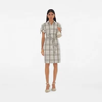 Check Cotton Shirt Dress - Women | Burberry® Official