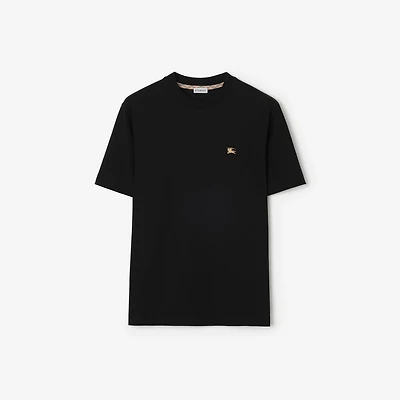 Knight Cotton T-shirt in Black - Men | Burberry® Official