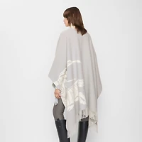 EKD Wool Cashmere Cape in Pigeon grey | Burberry® Official
