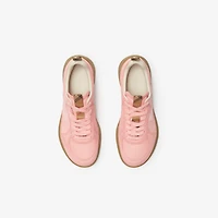 Leather Matrix Sneakers in Ditsy - Women | Burberry® Official