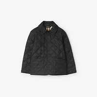 Quilted Barn Jacket in Black | Burberry® Official