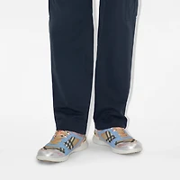 Check Matrix Sport Sneakers in Sand - Men, Nylon | Burberry® Official
