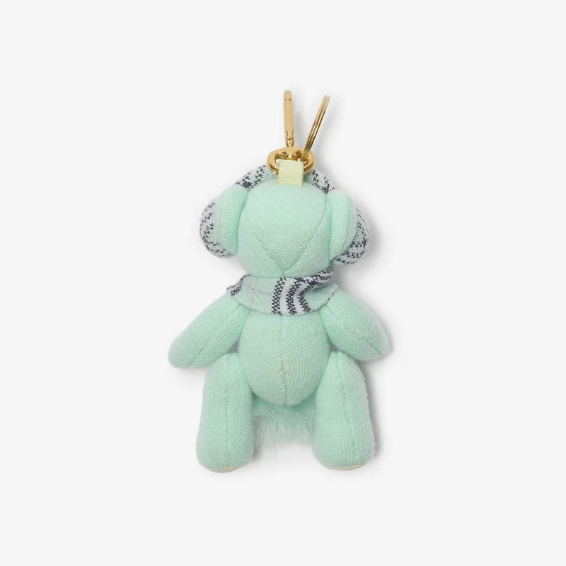 Thomas Bear Charm in Seafoam green - Women | Burberry® Official