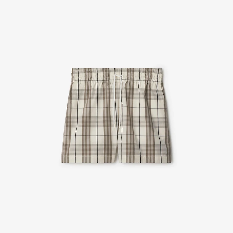 Check Cotton Shorts - Women | Burberry® Official