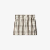 Check Cotton Shorts - Women | Burberry® Official