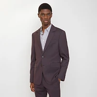 Wool Tailored Jacket in Wine red melange - Men | Burberry® Official