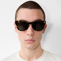 Arch Facet Sunglasses in Dark Havana | Burberry® Official