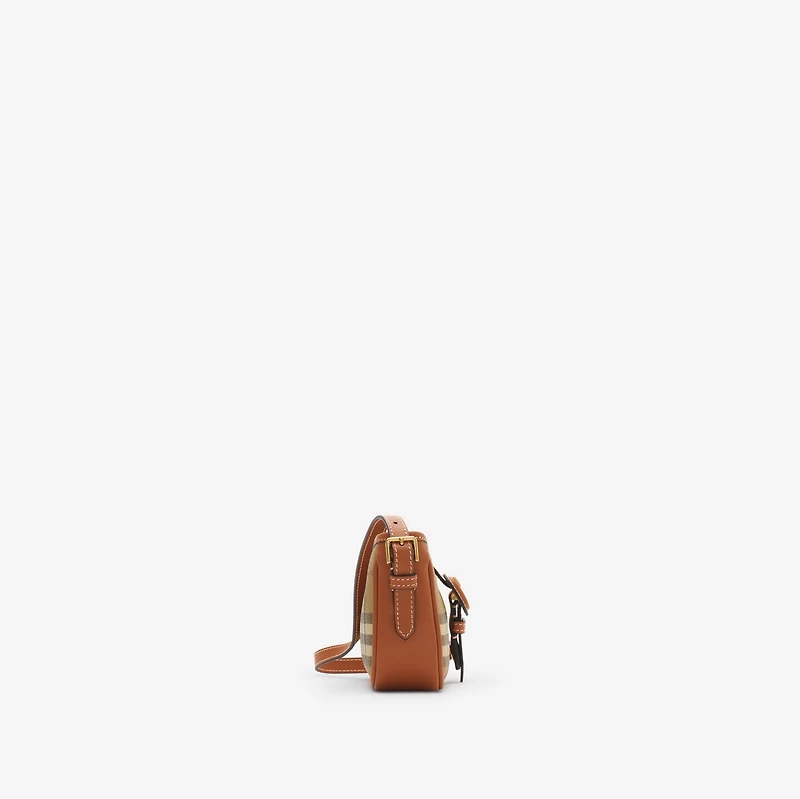 Check Sling Bag in Archive beige/briar brown - Women | Burberry® Official