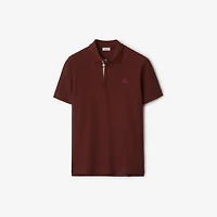 Cotton Polo Shirt in Box red - Men | Burberry® Official