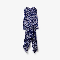 Strawberry Cotton Silk Dress - Women | Burberry® Official