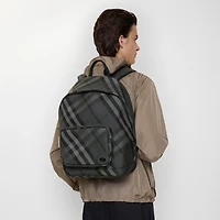 Grid Backpack in Charcoal grey - Men, Nylon, Technical | Burberry® Official