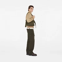 Small Trench Tote in Military - Men, Cotton Gabardine | Burberry® Official
