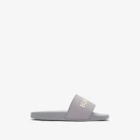 Logo Slides in Marble grey/dove beige - Men | Burberry® Official