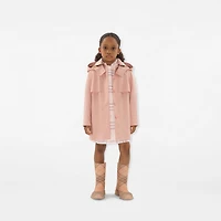 Cotton Hooded Trench Coat in Slipper | Burberry® Official
