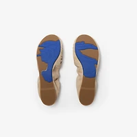Suede Fawn Loafers in Flax beige - Women | Burberry® Official