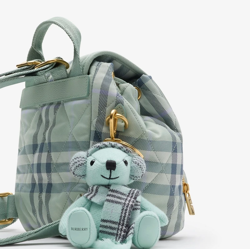 Thomas Bear Charm in Seafoam green - Women | Burberry® Official