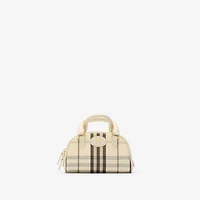 Mini Highlands Bowling Bag​ in Light beige - Women | Burberry® Official