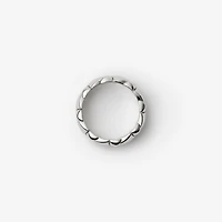 Shield Segment Ring in Silver - Women | Burberry® Official