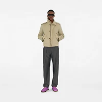 Wool Tailored Trousers in Gull grey/trip grey - Men | Burberry® Official
