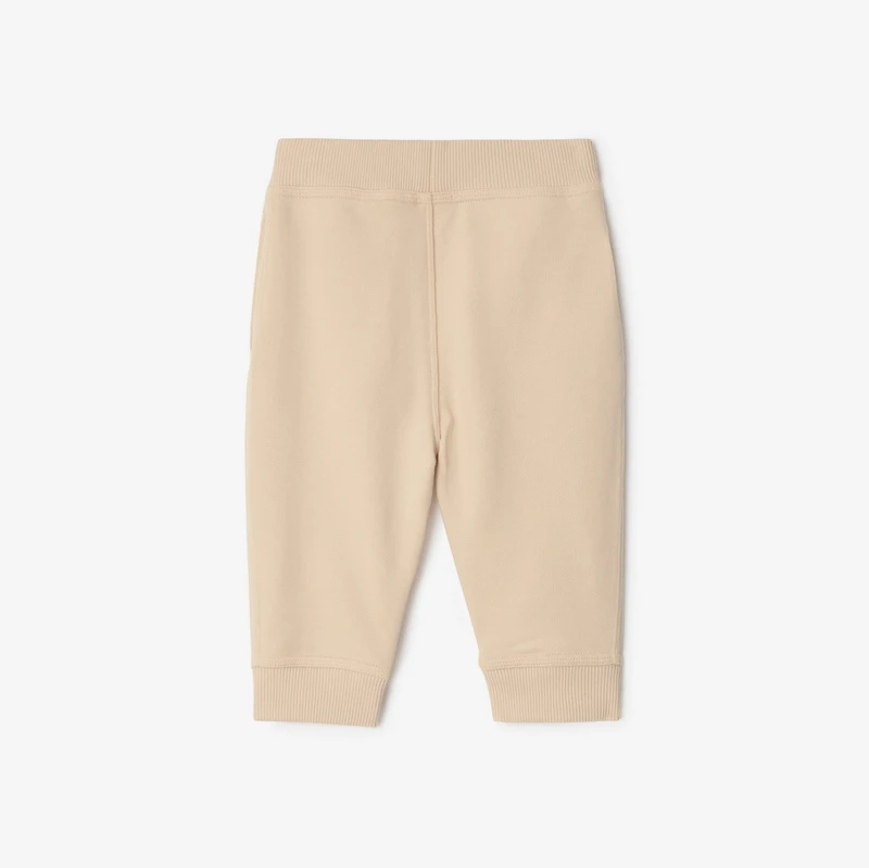 Check Label Cotton Jogging Pants in Calico | Burberry® Official