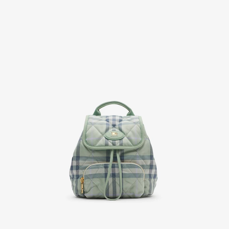 Mini Horseshoe Backpack in Seafoam green - Women | Burberry® Official