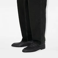 Leather Pearl Loafers in Black - Men | Burberry® Official
