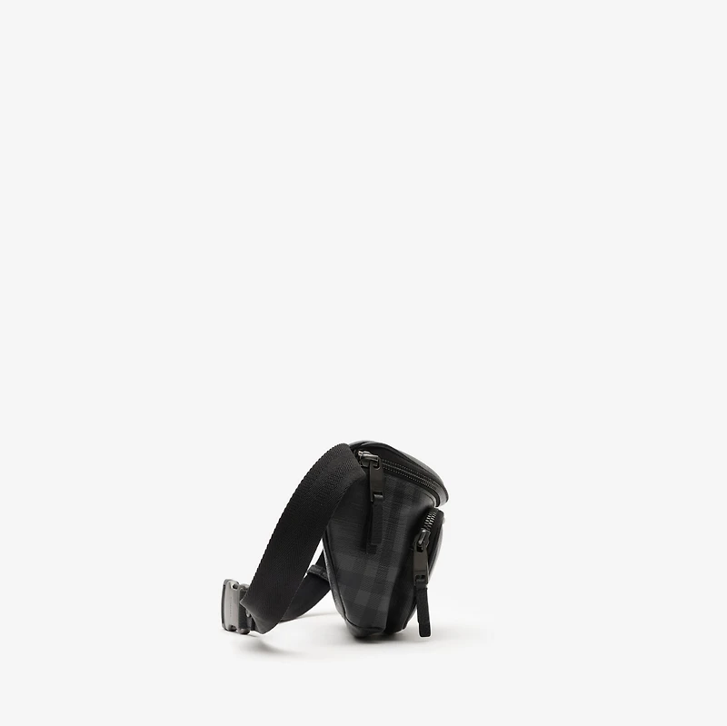 City Check Belt Bag in Iron grey - Men, Cotton, Technical | Burberry® Official