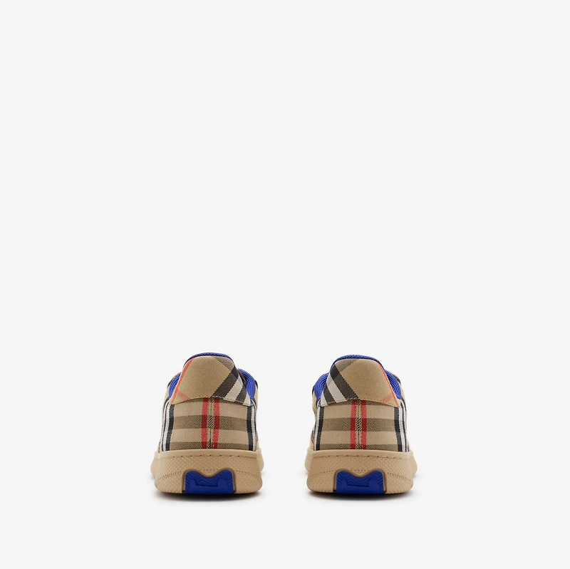 Check Terrace Sneakers in Sand - Women | Burberry® Official