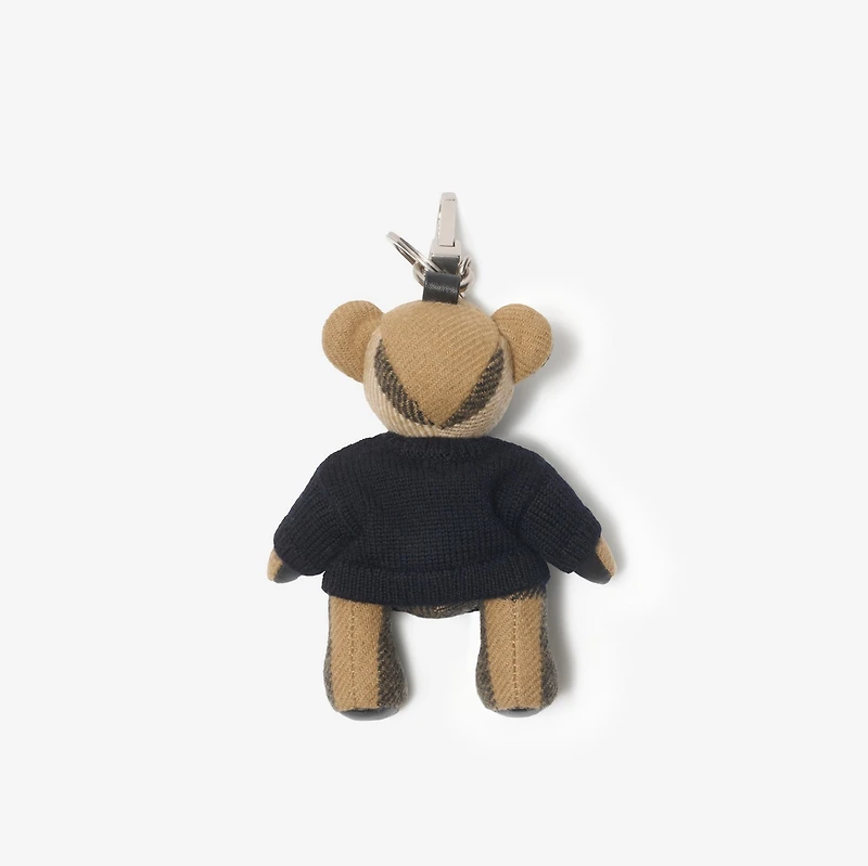 Thomas Bear Charm in British blue - Men | Burberry® Official