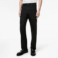 Gabardine Trousers in Navy - Men | Burberry® Official