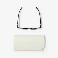 Crystal EKD Square Sunglasses in Black - Women | Burberry® Official