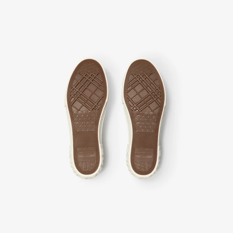 Check Sneakers in Light beige - Women | Burberry® Official