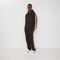 Check Trim Cotton Jogging Pants in Clove brown - Men | Burberry® Official