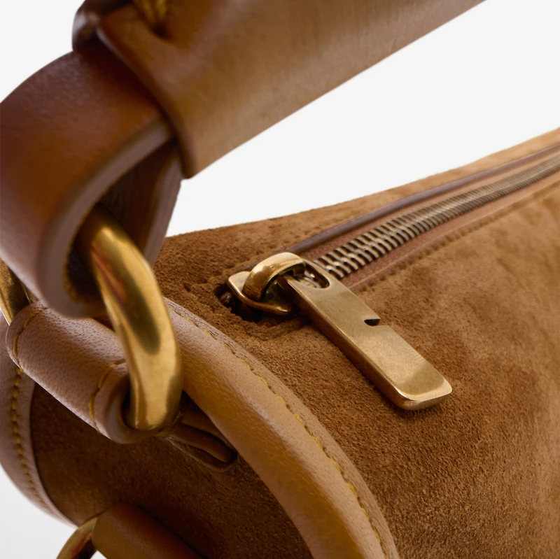 B Clip Shoulder Bag in Hebden - Women, Leather | Burberry® Official