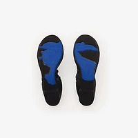 Check Leather Fawn Ballerinas​ in Black - Women | Burberry® Official