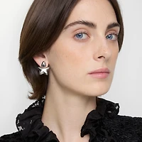 Star Earrings in Silver - Women | Burberry® Official