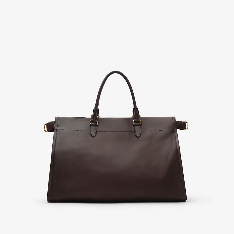 Extra Large Hampstead Tote in Peat brown - Men, Leather | Burberry® Official