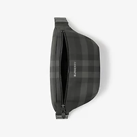 Cason Belt Bag in Charcoal - Men, Canvas | Burberry® Official
