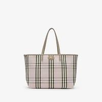 Medium Reversible Bloomsbury Tote​ in Mushroom beige/mallow pink - Women, Leather | Burberry® Official