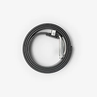 Leather Engraved Check Belt in Black - Men | Burberry® Official