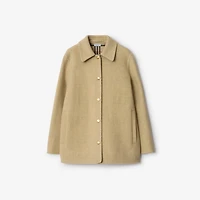 Wool Overshirt in Sand